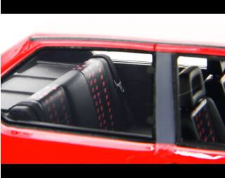 Fiat Ritmo 130 TC Abarth - 1985 Rosso Laudoracing 1:18 Resinemodell (Türen, Motorhaube... nicht zu öffnen!)